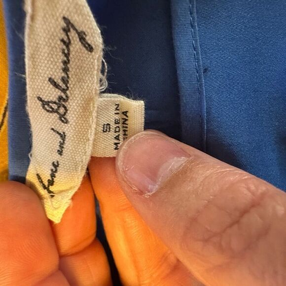 Jane & Delancey blue blouse - Picture 4 of 7